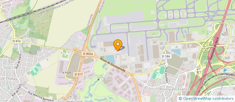localisation de l'entreprise COMITE ENTREPRISE FEDEXFRT à ROISSY-EN-FRANCE
