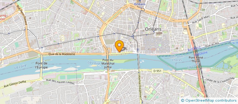 localisation de l'entreprise COMITE ENTREPRISE GALLIER à ORLEANS