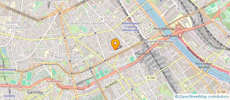 localisation de l'entreprise COMITE ENTREPRISE GENERALE RESTAURATION  PARIS