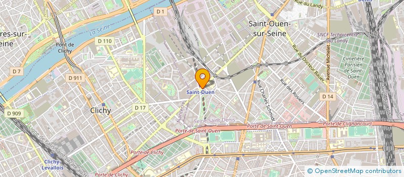 localisation de l'entreprise COMITE ENTREPRISE GFI INTEGRATION SCE à SAINT-OUEN-SUR-SEINE