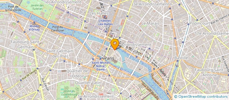 localisation de l'entreprise COMITE ENTREPRISE GREFFE TRIBUNAL COMMER  PARIS