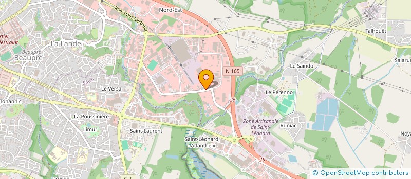 localisation de l'entreprise COMITE ENTREPRISE JLG SERVICES à VANNES