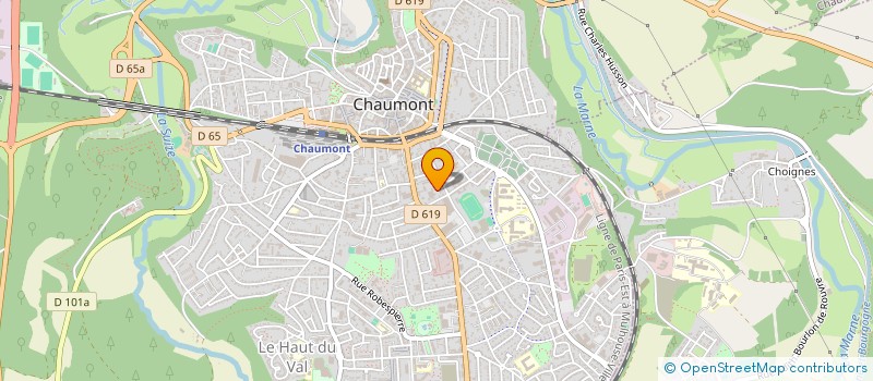 localisation de l'entreprise COMITE ENTREPRISE JOURNAL HAUTE MARNE à CHAUMONT