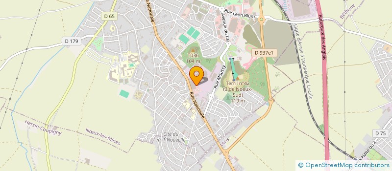 localisation de l'entreprise COMITE ENTREPRISE LEROY MERLIN  NUX-LES-MINES