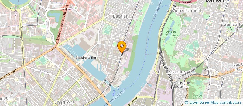 localisation de l'entreprise COMITE ENTREPRISE LICHINE à BORDEAUX