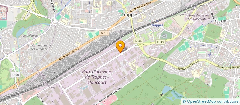 localisation de l'entreprise COMITE ENTREPRISE MARCONI ADRET SA  TRAPPES