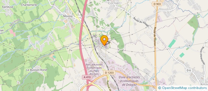 localisation de l'entreprise COMITE ENTREPRISE NOUKI  LA ROCHE-SUR-FORON