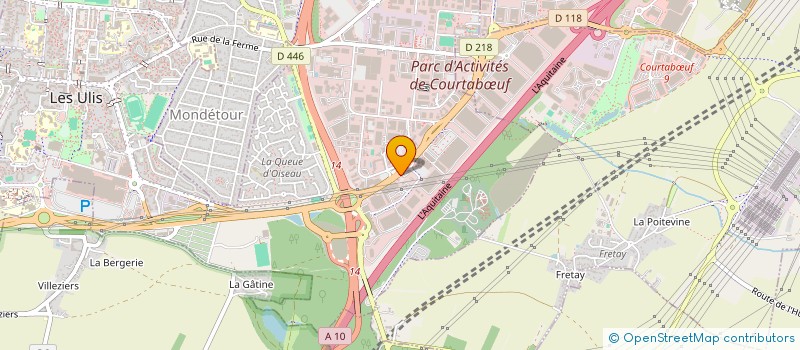 localisation de l'entreprise COMITE ENTREPRISE PARIDIS à LES ULIS