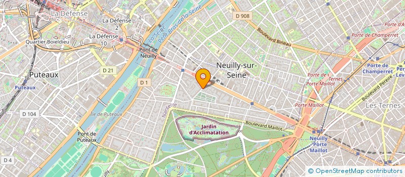 localisation de l'entreprise COMITE ENTREPRISE PRESTIGE ET COLLECTION à NEUILLY-SUR-SEINE
