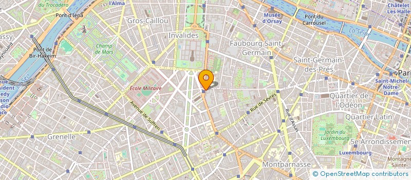 localisation de l'entreprise COMITE ENTREPRISE ROUSSEL UCLAF  PARIS