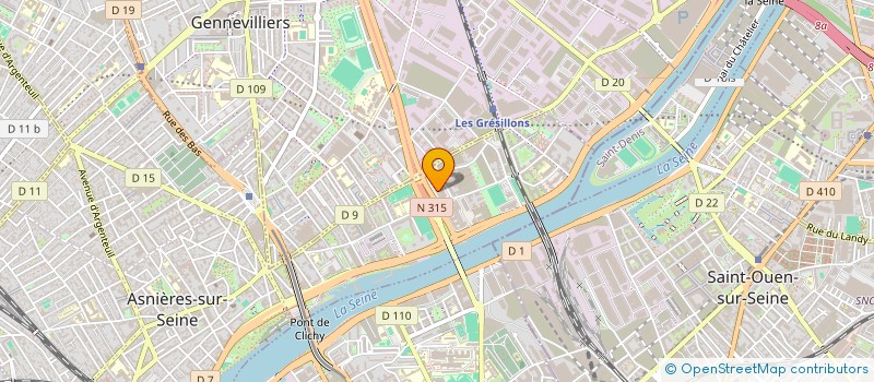 localisation de l'entreprise COMITE ENTREPRISE S.F.F. à ASNIERES-SUR-SEINE