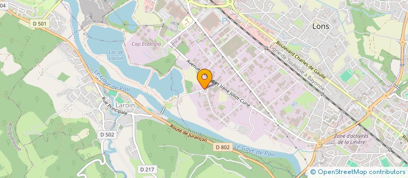 localisation de l'entreprise COMITE ENTREPRISE SA ROSKOPLAST à LONS