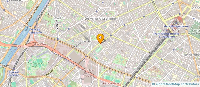 localisation de l'entreprise COMITE ENTREPRISE SA VAYSSE  PARIS