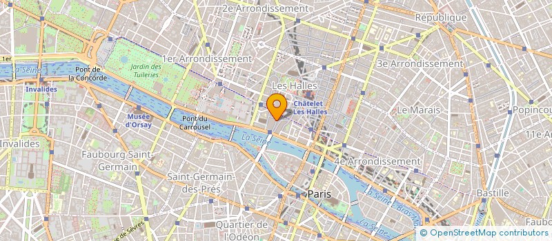 localisation de l'entreprise COMITE ENTREPRISE SAMARITAINE à PARIS