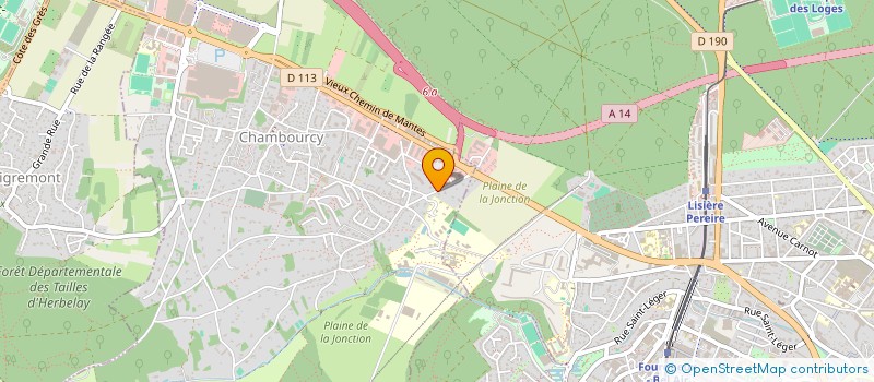 localisation de l'entreprise COMITE ENTREPRISE SCHENCK  CHAMBOURCY