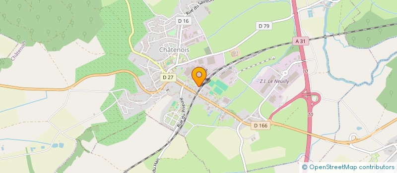 localisation de l'entreprise COMITE ENTREPRISE SCOP MANUEST  CHATENOIS