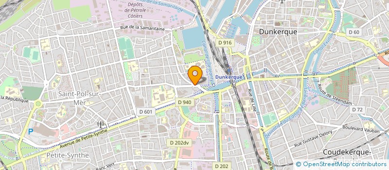 localisation de l'entreprise COMITE ENTREPRISE SECURITE SOCIALE à DUNKERQUE