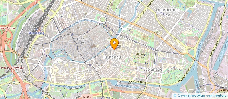 localisation de l'entreprise COMITE ENTREPRISE SEITA à STRASBOURG