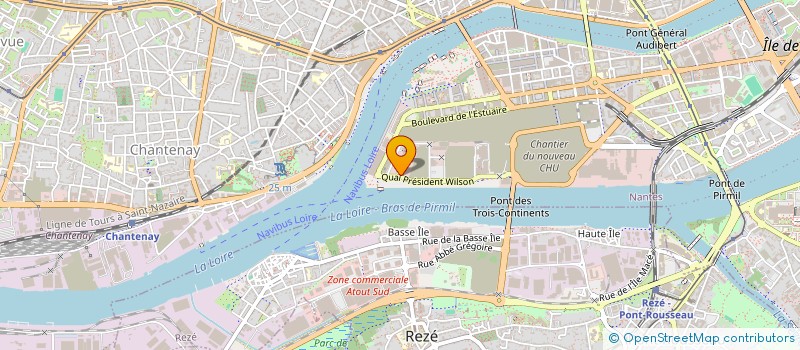 localisation de l'entreprise COMITE ENTREPRISE SICOMA à NANTES