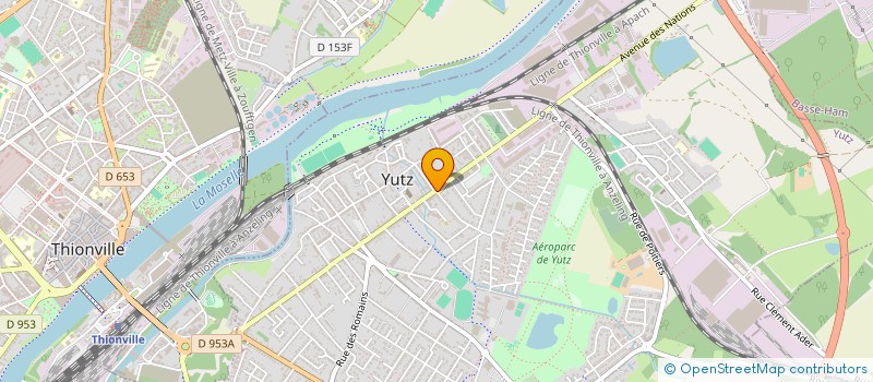 localisation de l'entreprise COMITE ENTREPRISE SMM RENAULT  YUTZ