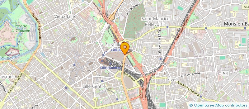 localisation de l'entreprise COMITE ENTREPRISE SNCF GRANDES LIGNES à LILLE
