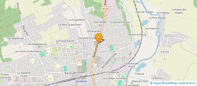 localisation de l'entreprise COMITE ENTREPRISE SOC DIETRICH  SAINT-OUEN