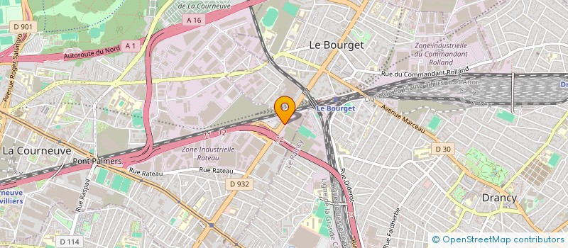 localisation de l'entreprise COMITE ENTREPRISE SOC NORTON à LA COURNEUVE