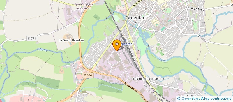localisation de l'entreprise COMITE ENTREPRISE SOCIETE MIC à ARGENTAN