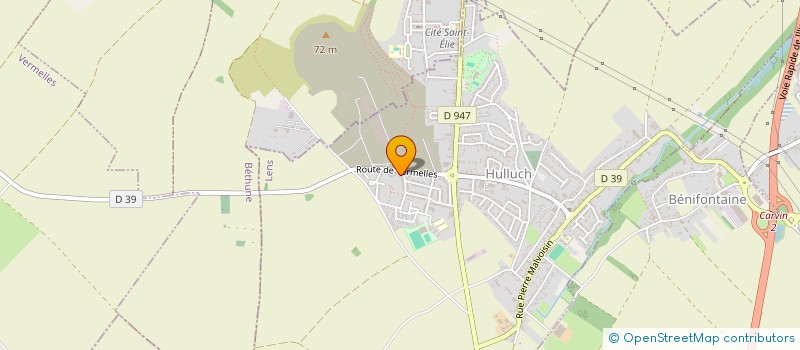 localisation de l'entreprise COMITE ENTREPRISE SOCIETE SURCHISTE  HULLUCH