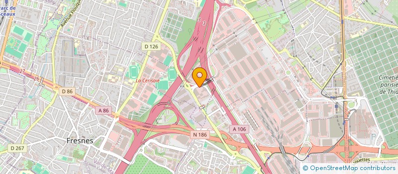 localisation de l'entreprise COMITE ENTREPRISE SODETEG  CHEVILLY-LARUE