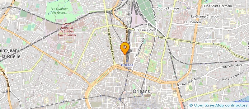 localisation de l'entreprise COMITE ENTREPRISE SOGECAP à ORLEANS