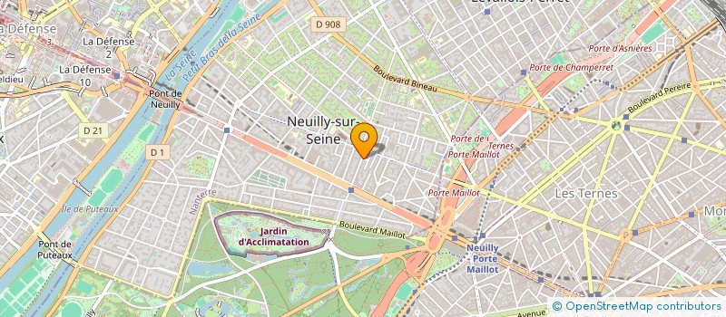 localisation de l'entreprise COMITE ENTREPRISE SOPRODEM à NEUILLY-SUR-SEINE