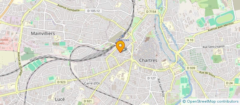 localisation de l'entreprise COMITE ENTREPRISE URSSAF à CHARTRES