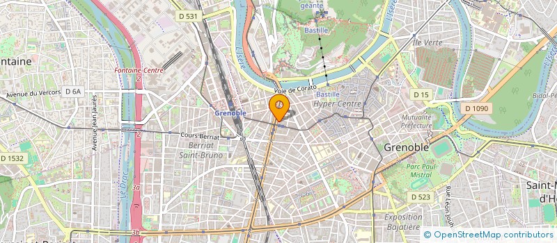 localisation de l'entreprise COMITE ENTREPRISE VIGILA à GRENOBLE
