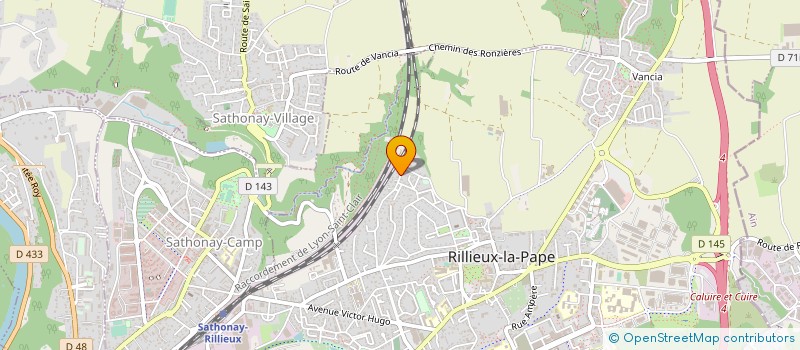localisation de l'entreprise COMITE ENVIRONNEMENT RILLIEUX à RILLIEUX-LA-PAPE