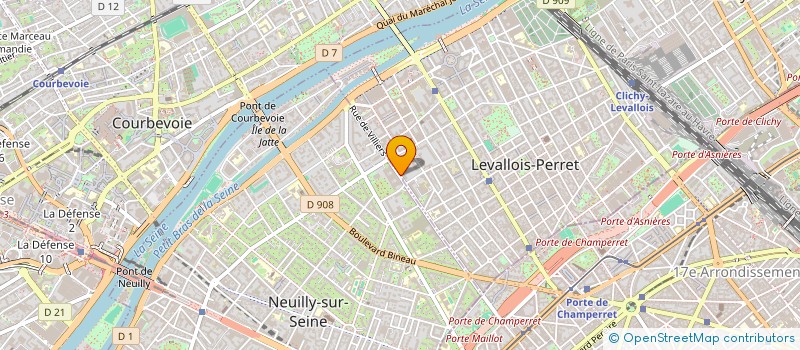 localisation de l'entreprise COMITE ET SIEGE SOCIAL CRD TOTAL FRANCE à LEVALLOIS-PERRET