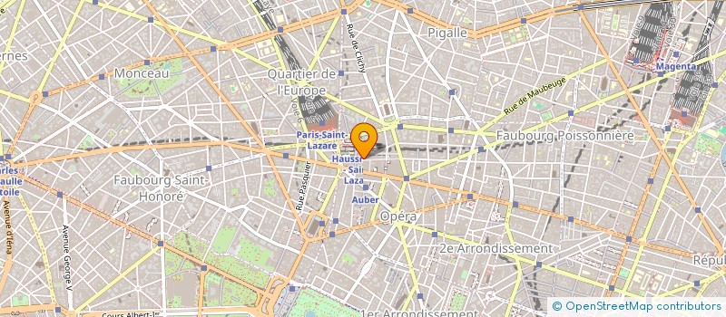 localisation de l'entreprise COMITE ETAB PRINTEMPS HAUSSMANN  PARIS