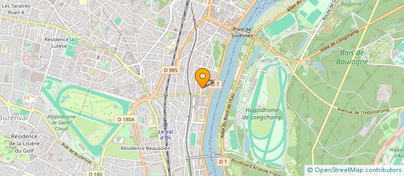 localisation de l'entreprise COMITE ETAB SIEG SOCIAL AEROSP à SURESNES