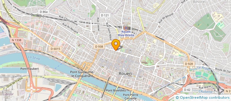 localisation de l'entreprise COMITE ETABL BANQUE FRANCE HTE NDIE à ROUEN