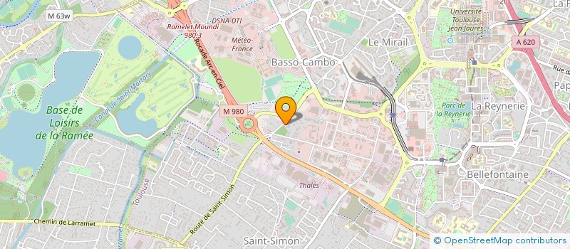 localisation de l'entreprise COMITE ETABL COLLECTIF SAINT SIMON à TOULOUSE