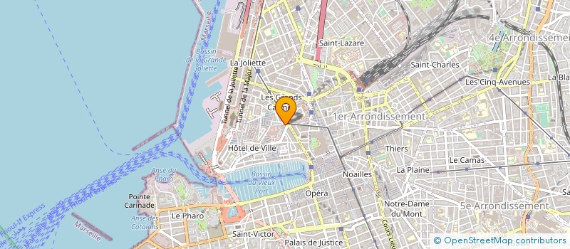 localisation de l'entreprise COMITE ETABL MESSAGERIES MARIT à MARSEILLE
