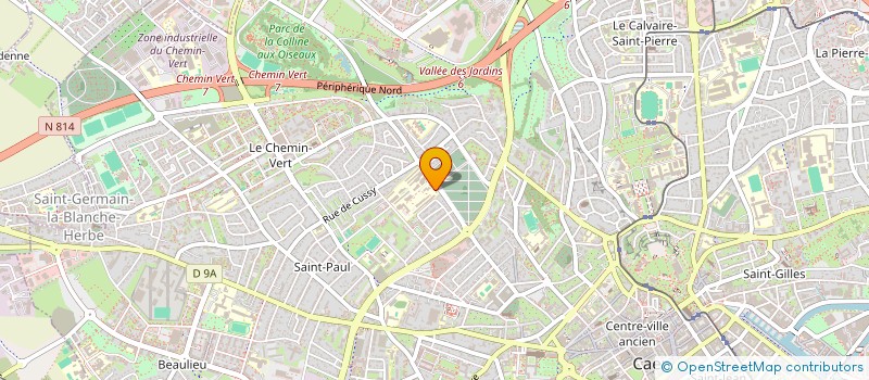 localisation de l'entreprise COMITE ETABLISSEMENT AFPA à CAEN