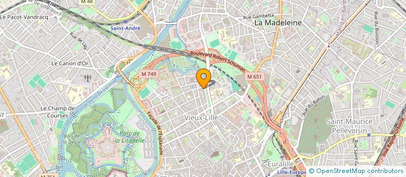 localisation de l'entreprise COMITE ETABLISSEMENT BULL à LILLE