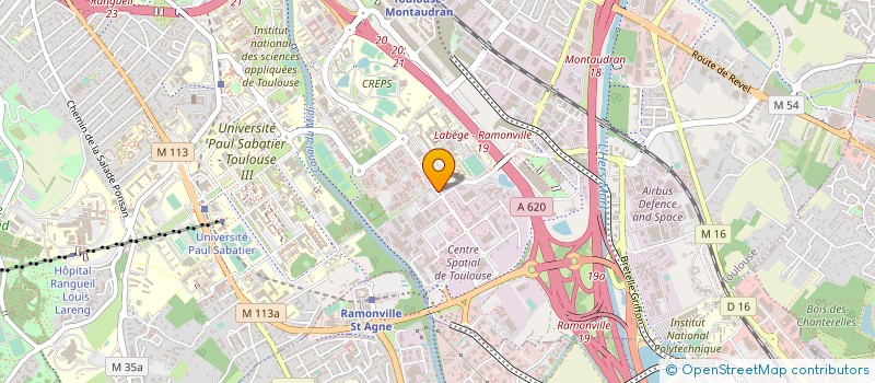 localisation de l'entreprise COMITE ETABLISSEMENT CNES TOULOUSE à TOULOUSE