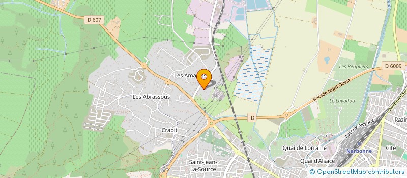 localisation de l'entreprise COMITE ETABLISSEMENT COMURHEX MALVESI  NARBONNE