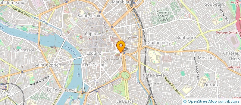 localisation de l'entreprise COMITE ETABLISSEMENT CREDIT CCIAL FRANCE à TOULOUSE