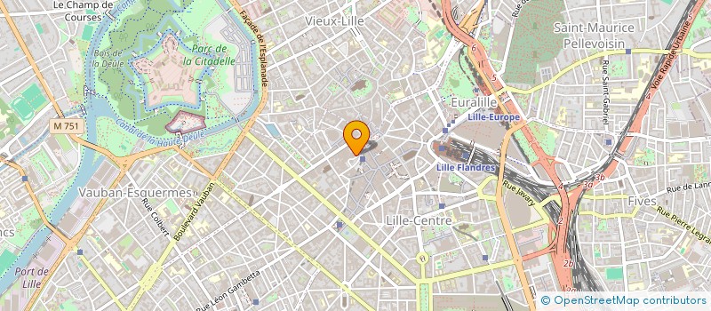 localisation de l'entreprise COMITE ETABLISSEMENT CREDIT DU NORD à LILLE
