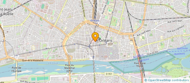 localisation de l'entreprise COMITE ETABLISSEMENT CREDIT LYONNAIS à ORLEANS