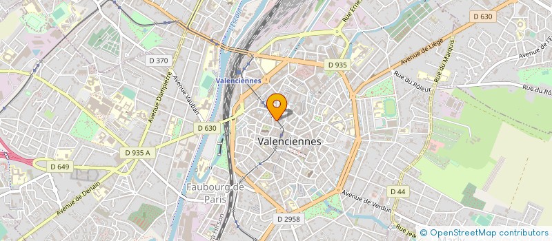 localisation de l'entreprise COMITE ETABLISSEMENT DU CREDIT DU NORD à VALENCIENNES