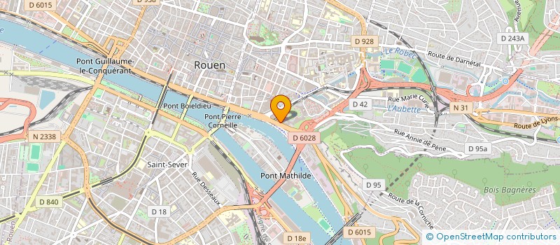 localisation de l'entreprise COMITE ETABLISSEMENT DU CREDIT LYONNAIS à ROUEN